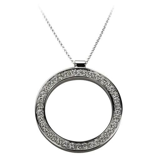 Diamond Circle Pendant