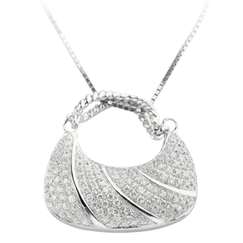 Diamond Purse Pendant