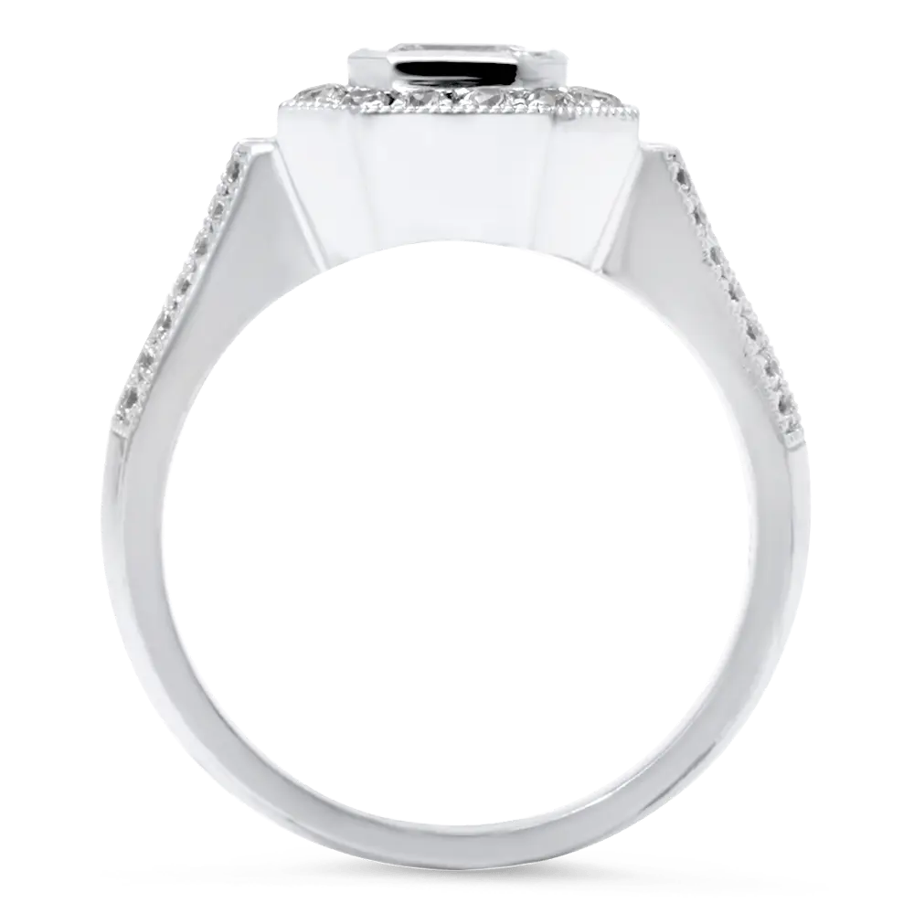 Bezel-Set Princess Diamond