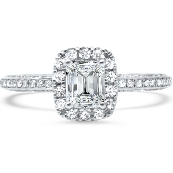 Bezel Halo Ring