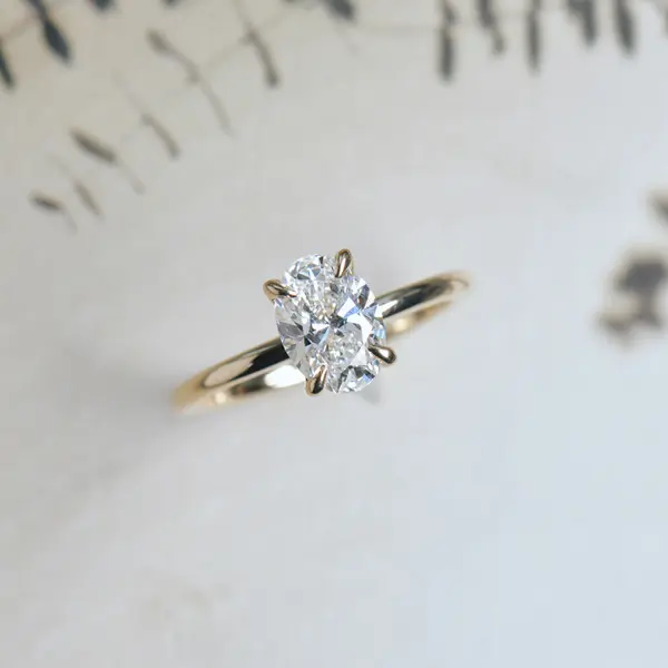 Oval Solitaire Classic Engagement Ring