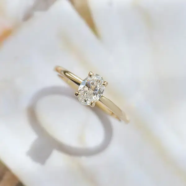 Classic Solitaire 4-Prong Engagement Ring