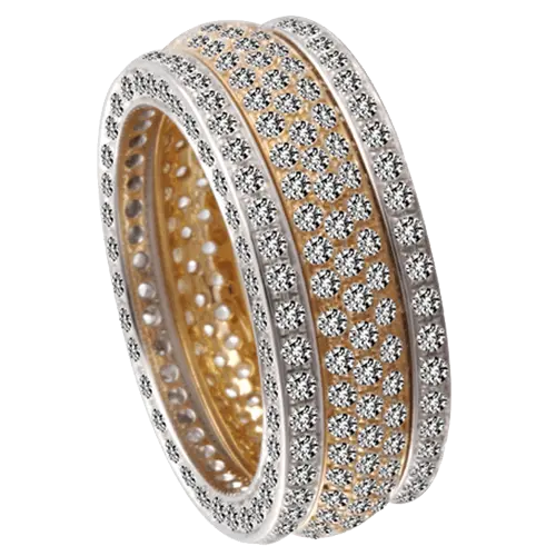 Two-Tone Diamond Ring