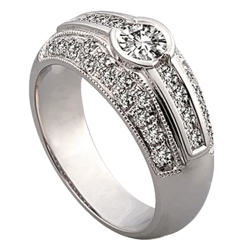 Bezel Diamond Ring