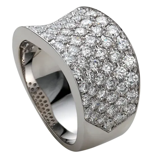 Pave Diamond Ring