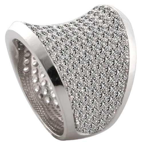 Micro-Pave Diamond Ring