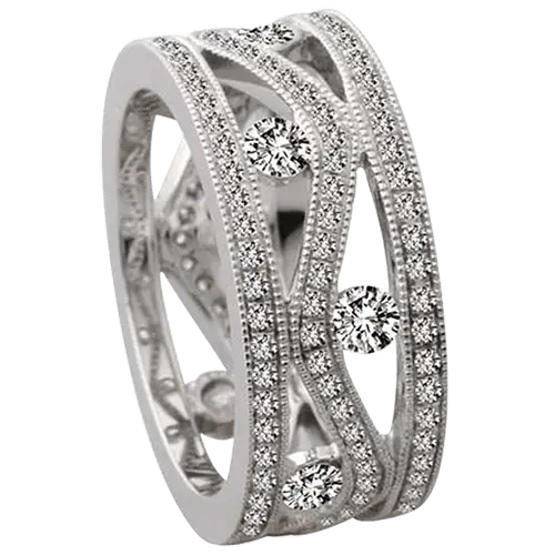 Pave Diamond Band
