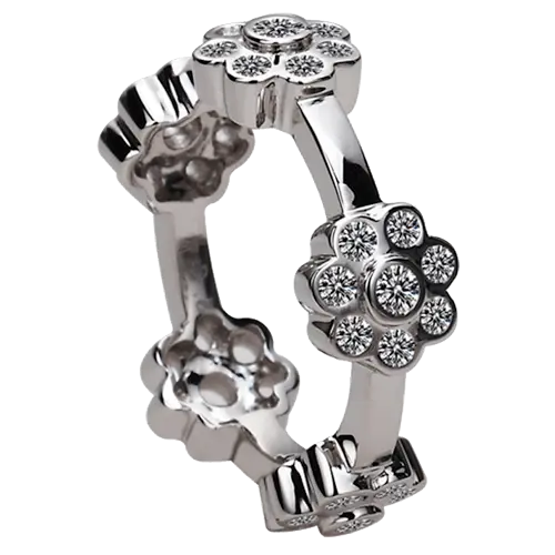 Diamond Flower Band