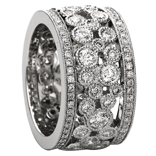 Bezel Diamond Rings