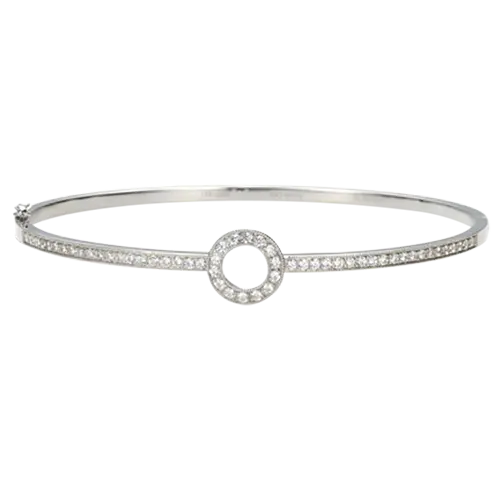 Circle Diamond Bangle