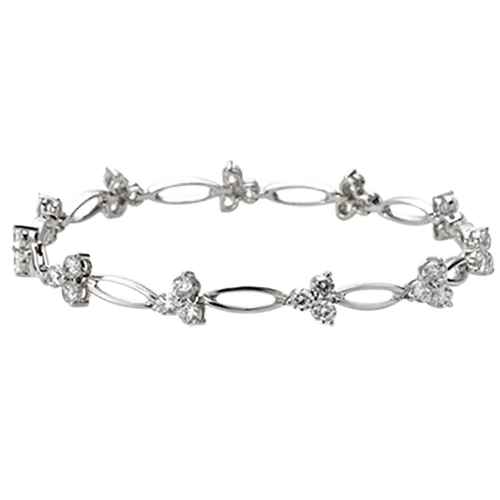 3-Stone Diamond Tennis Bracelet