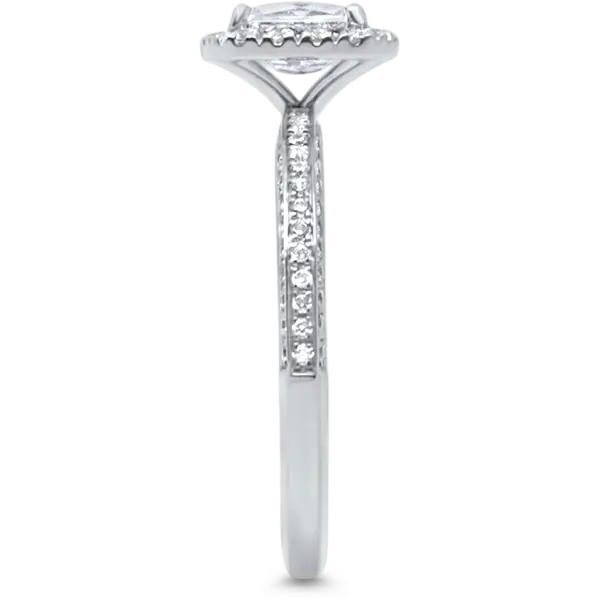Bezel Halo Ring