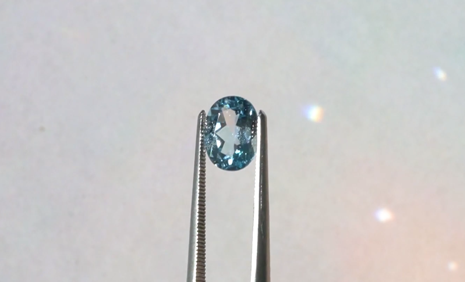 Engagement Ring With Blue Stones: blue topaz