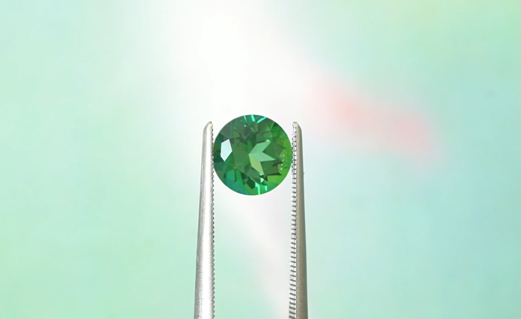Green engagement rings : green topaz
